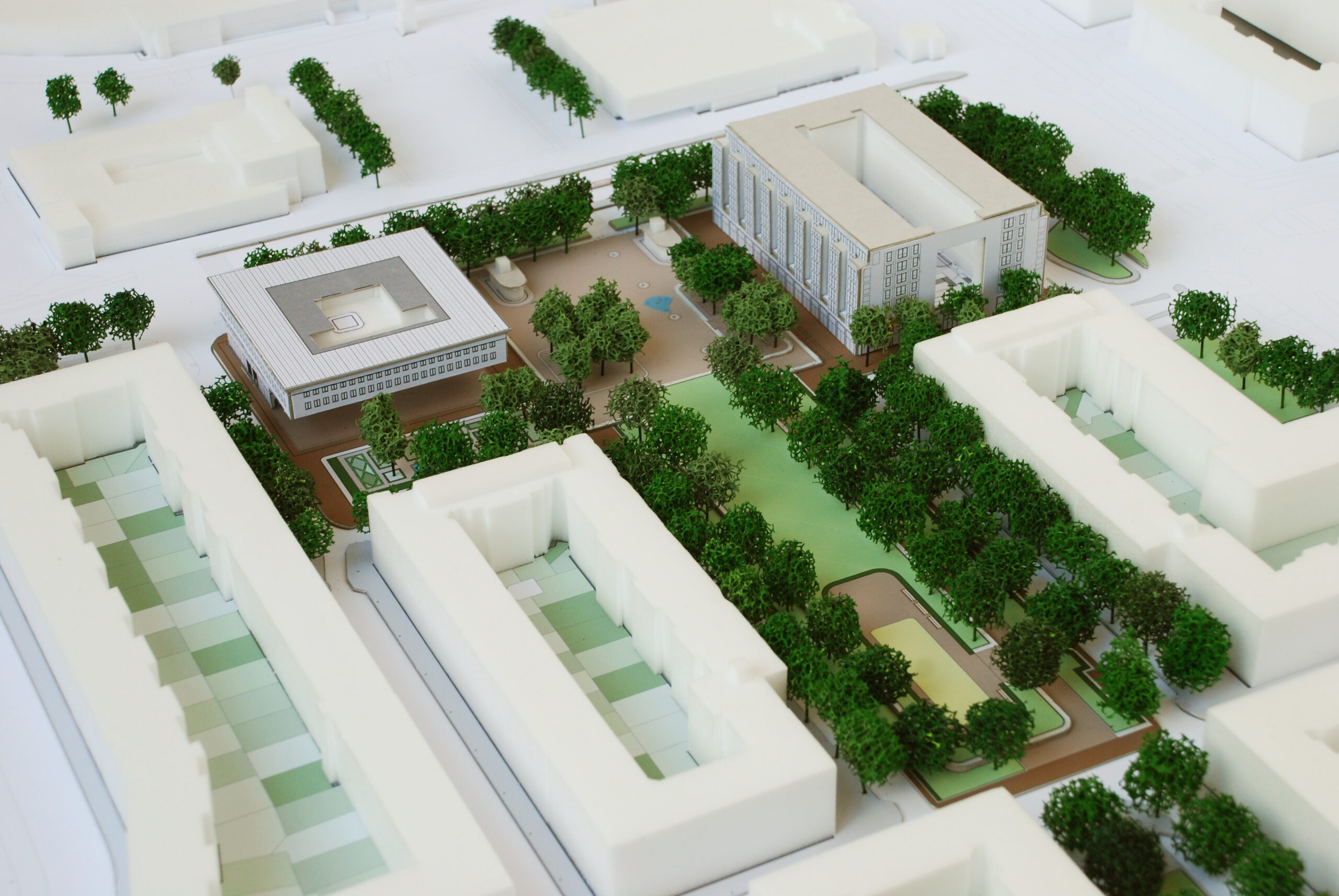 Transformatie Stadionplein - maquette