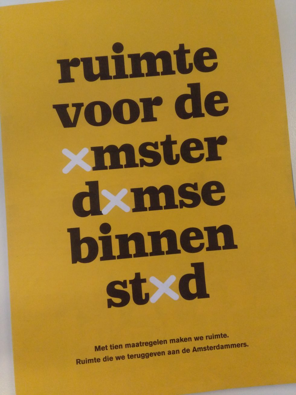 Stad-Forum presenteert ruimte voor de Amsterdamse Binnenstad
