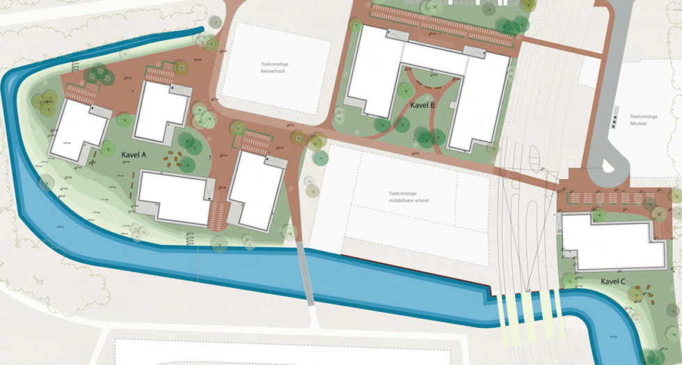 Ontwerptekening voor Startblok Elzenhagen