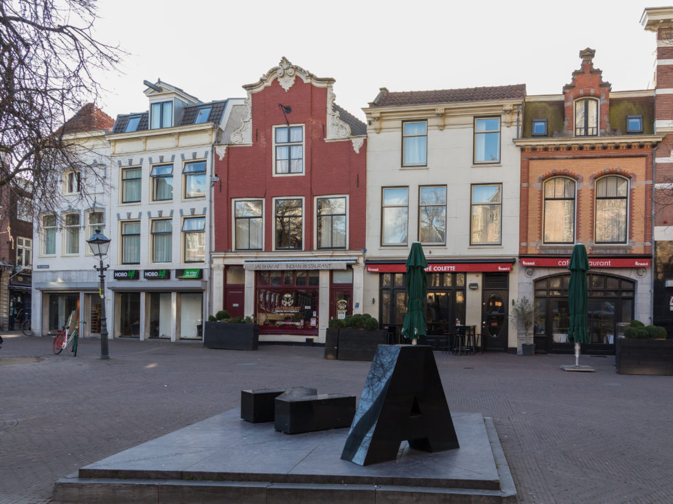 Foto van de Groenmarkt in Haarlem