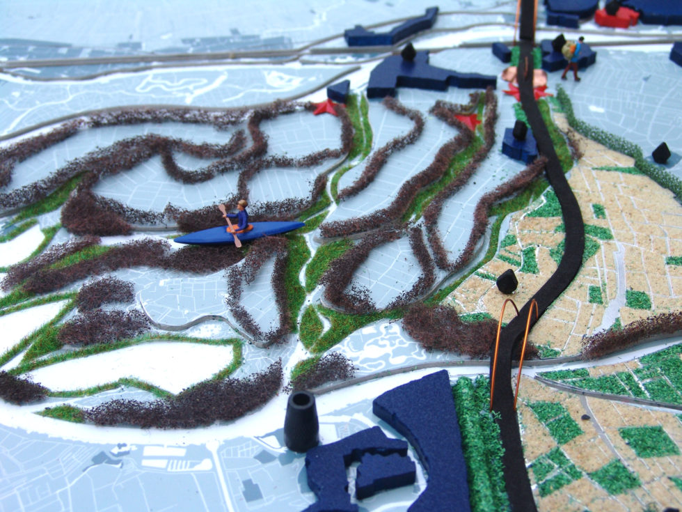 ©MUST ©MUST | maquette van het gebied rondom snelwegen