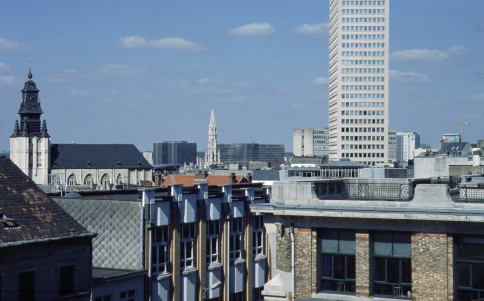 Panorama van de stad Brussel