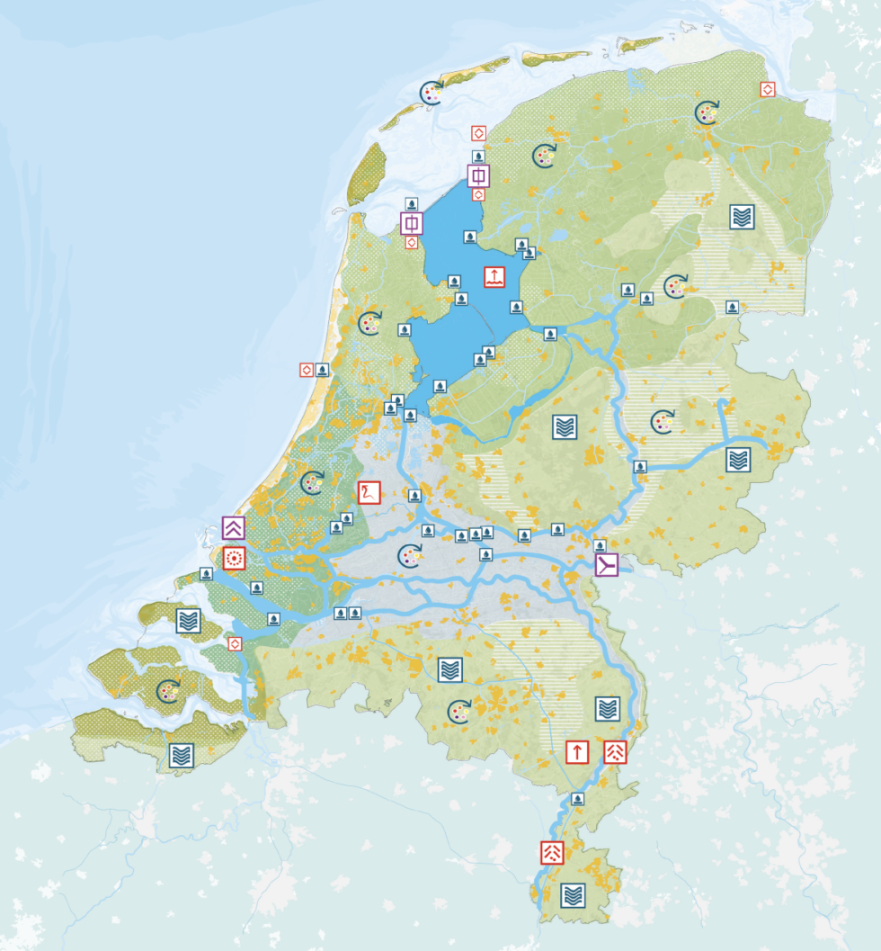 kaart uit het deltaprogramma21