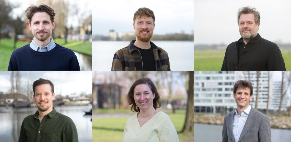 De foto laat het nieuwe directieteam zien. Met Sebastian van Berkel, Hein Coumou, Freek van Riet en Veerle Simons als nieuwe directieleden. 