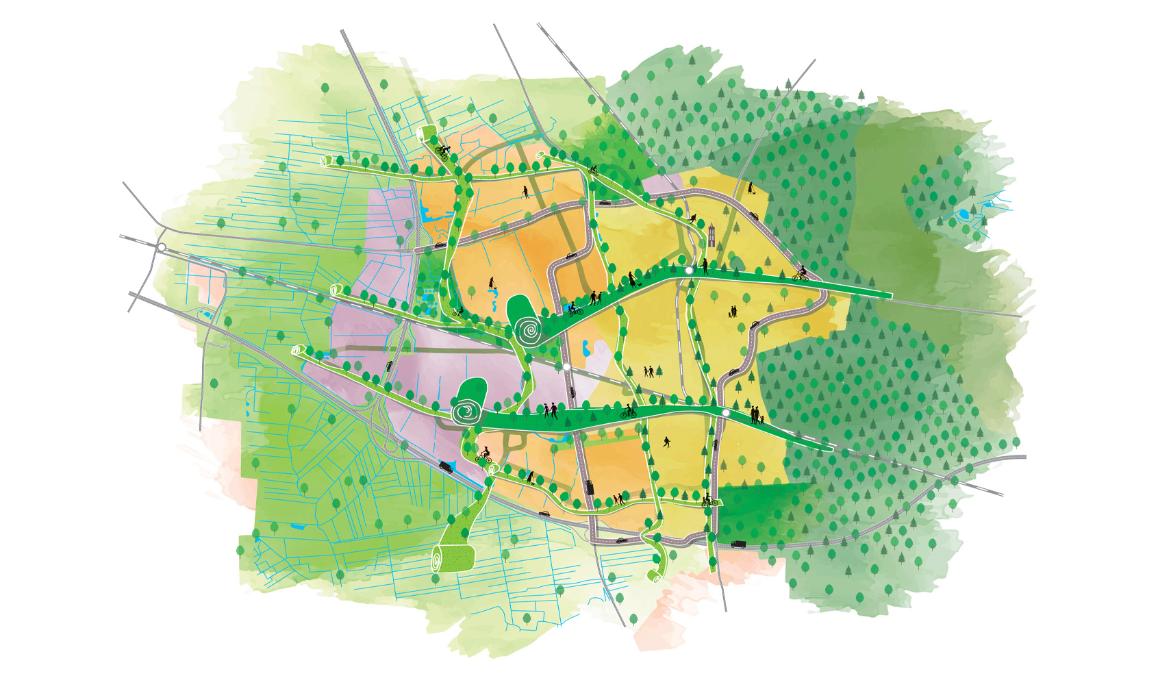 Je bekijkt nu Ontwikkelkader Ede–Stad — Eén Ede: Groeien naar balans